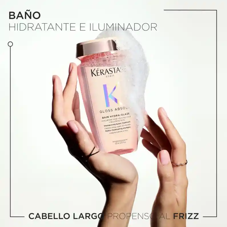 Shampoo Hidratante Anti Frizz Con Efecto De Brillo Kerastase Bain Gloss Absolu Hydra – Glaze 250ml