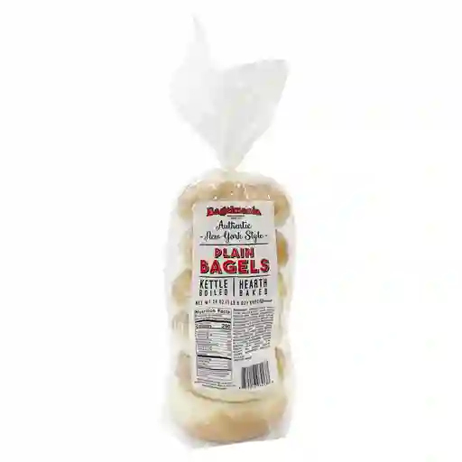 Bagelmania Pan Bagel Artesanal Simple 6 Unidades