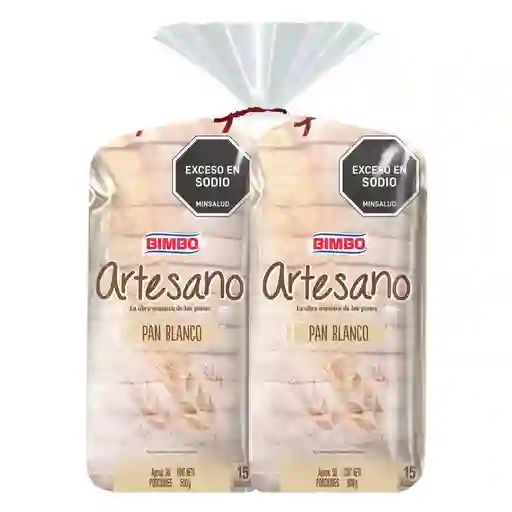 Bimbo Pan Artesano 2 Unidades / 500 G