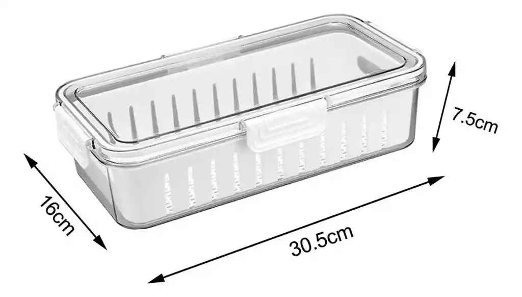 Contenedor Hermético 16x31x7cm
