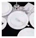 Set Borde Plateado X12 Unidades , Platos De Lujo, Platos Elegantes De Plástico