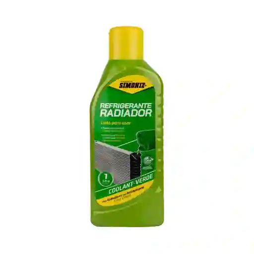 Líquido Refrigerante De Radiador Verde Simoniz - 1.000ml