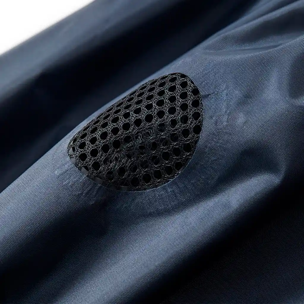 Impermeable Moto Lluvia 2tr Pro Liviano Tipo Sudadera Azul Oscuro 668