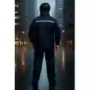 Impermeable Moto Lluvia 2tr Pro Liviano Tipo Sudadera Azul Oscuro 668