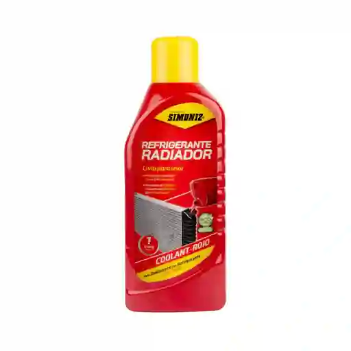 Líquido Refrigerante De Radiador Rojo Simoniz - 1.000ml