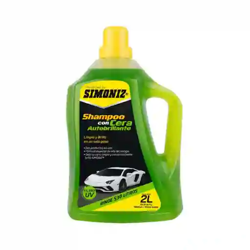 Shampoo Con Cera Autobrillante Simoniz - 2.000ml