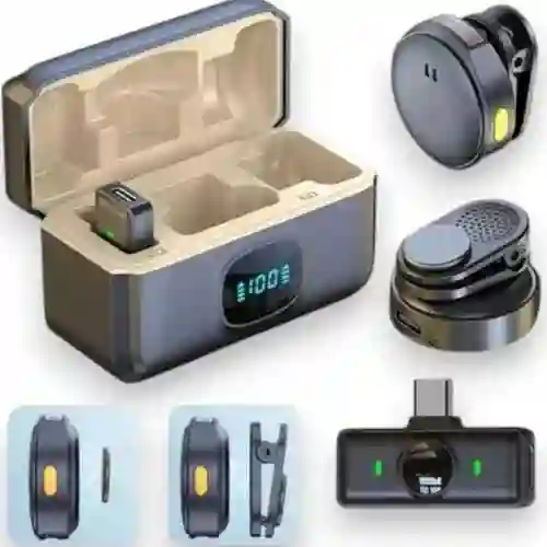 Microfono De Solapa Inalambrico K31 Pro / Lightning - Tipo C