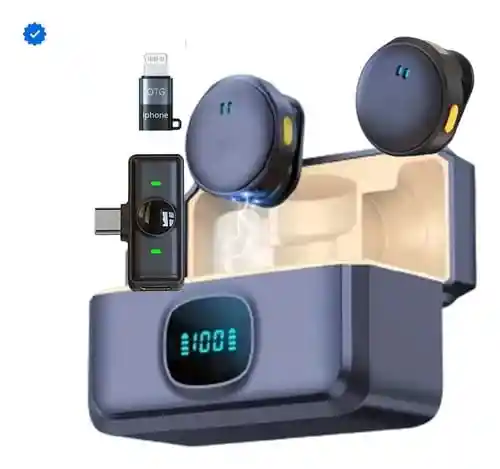 Microfono De Solapa Inalambrico K31 Pro / Lightning - Tipo C
