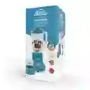 Licuadora + Picatodo 2 Velocidades Vaso Plástico Color Azul Turquesa Home Elements He-2819at