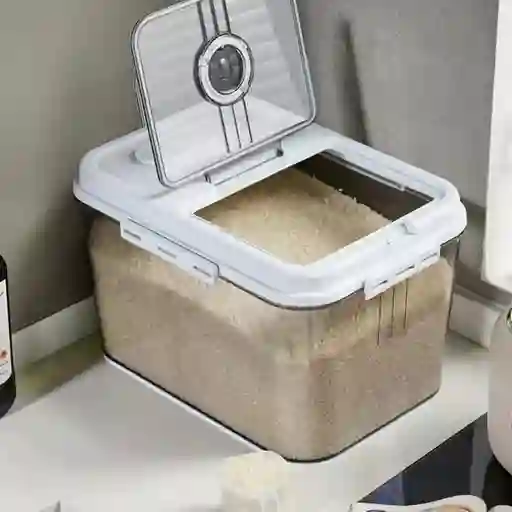 Cubo De Almacenamiento De Arroz De 15 Libras