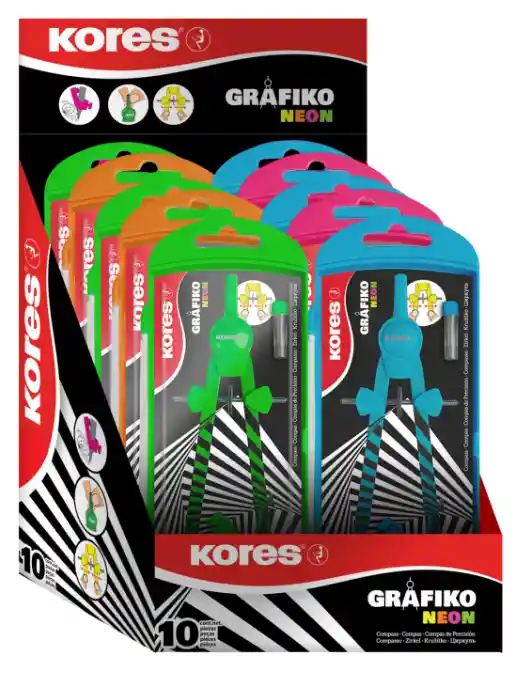 Compas Precision Neon Con Adaptador
