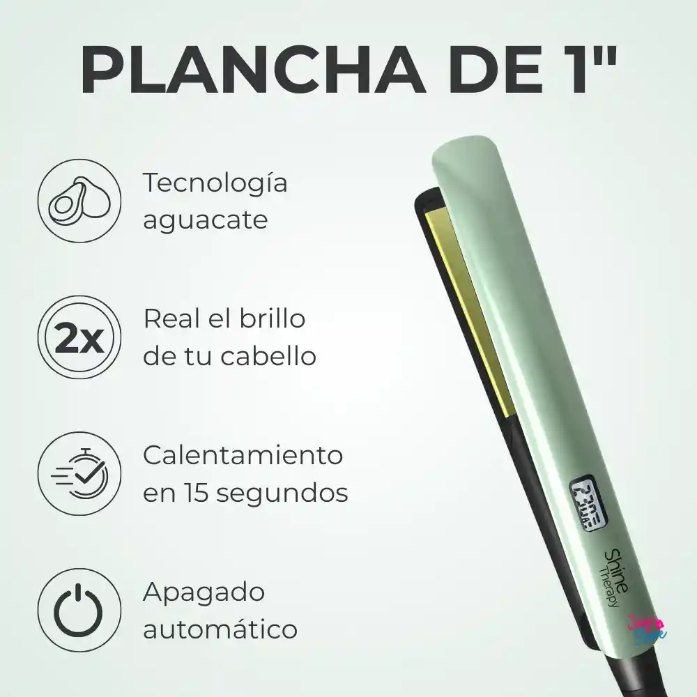 Plancha Alisadora De Cabello Infusión Agucate Con Macadamia