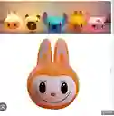 Lámpara De Mesa Lampara Niños Niña Labubu Stitch Kuromi Capibara En Silicona