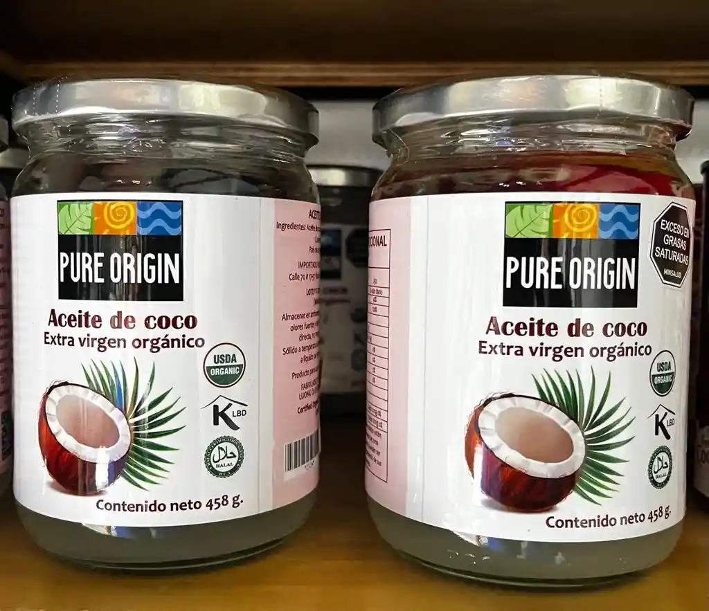 Aceite De Coco Extra Virgen Organico