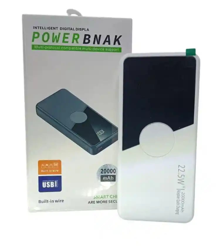 Power Bank 20 Mil Amp Carga Rápida