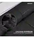 Edredón Fibra Para Cama Queen Tela Suave Innovo Negro Grande