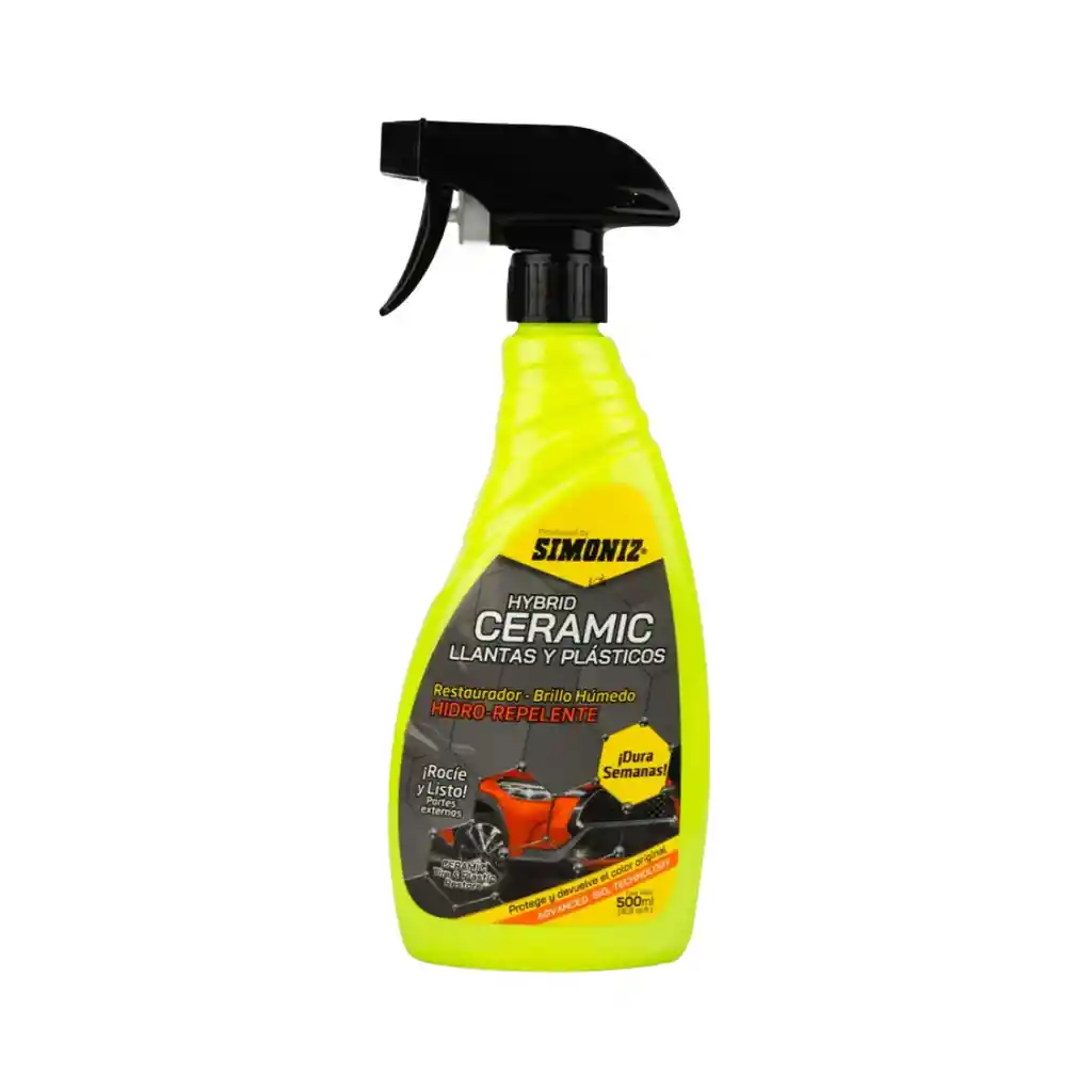 Restaurador Llantas & Plásticos Hybrid Ceramic Simoniz - 500ml