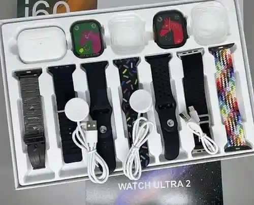Doble Reloj I60 Ultra 2 Tipo Smartwatch – Ideal Pareja O Regalo