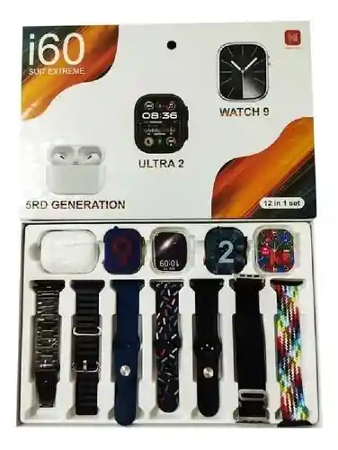 Doble Reloj I60 Ultra 2 Tipo Smartwatch – Ideal Pareja O Regalo
