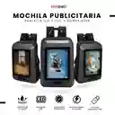 Mochila Publicitaria Pantalla Led Full Color 1280x768 Power Bank Usb Mochila Interactiva