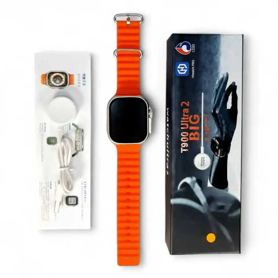 Smartwatch Estilo Deportivo T900 – Full Pantalla