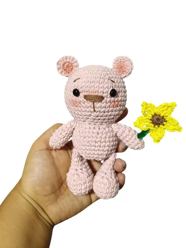 Oso Amigurumi Crochet Girasol