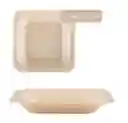 Platos Ecológicos, Platos Bambú 11 Cms, Platos Hoja De Palma, Platos Madera
