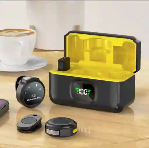 Micrófono Inalámbrico Clip Con Estuche – Alta Definición - Iphone