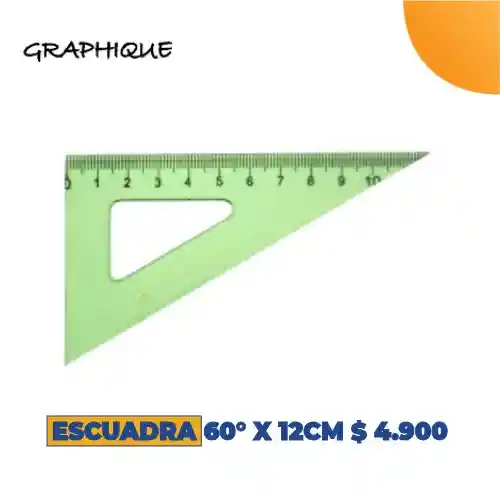 Escuadra 60° X 12 Cm