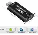 Capturadora De Video Usb Streaming Full Hd 1080