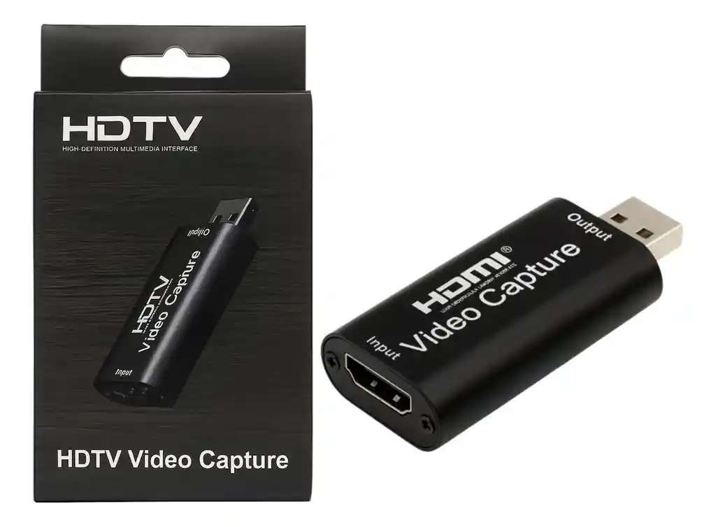 Capturadora De Video Usb Streaming Full Hd 1080