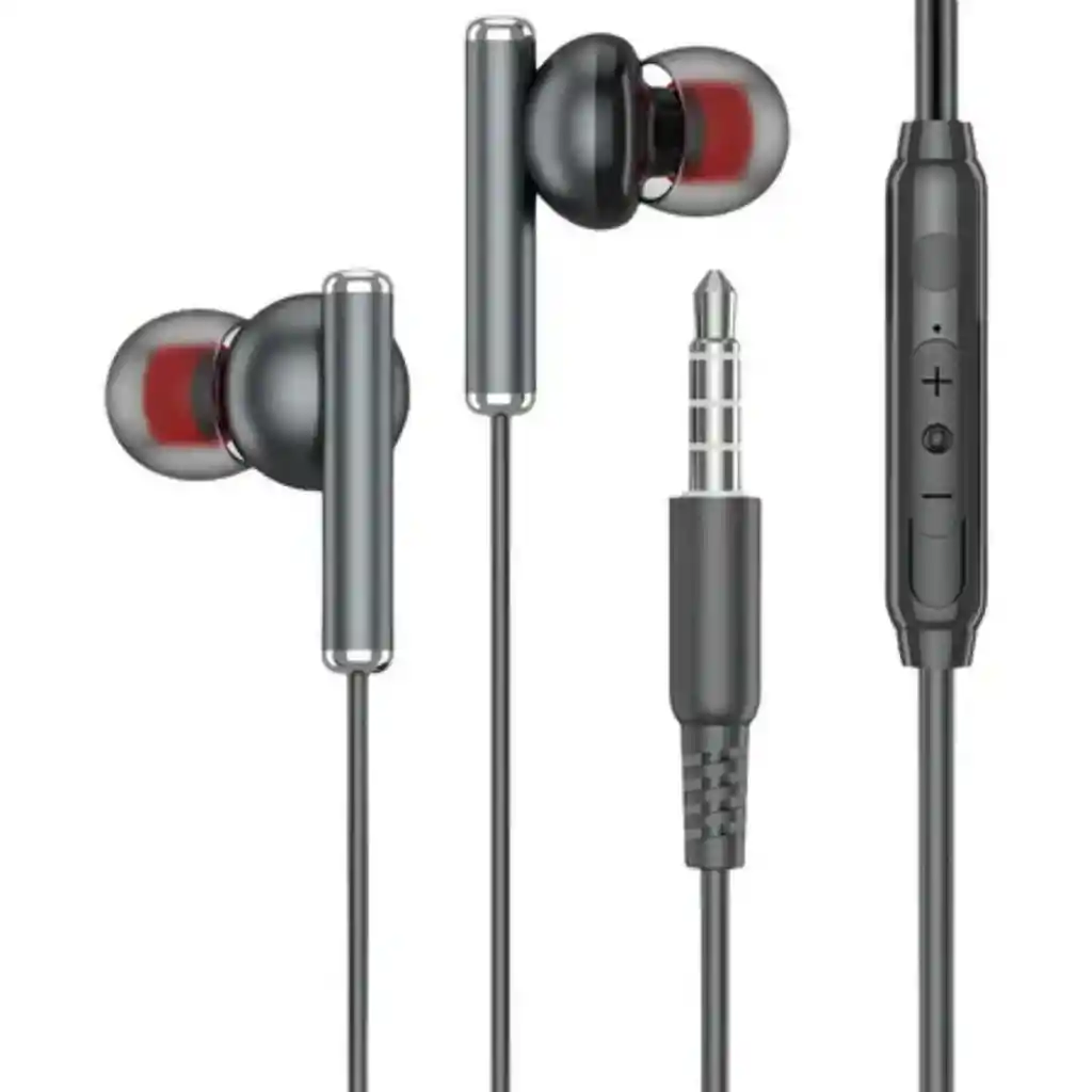 Audífonos Alámbricos Pzx 1530 Color Negro