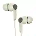 Audífonos Alámbricos Pzx Modelo 1531 Color Blanco