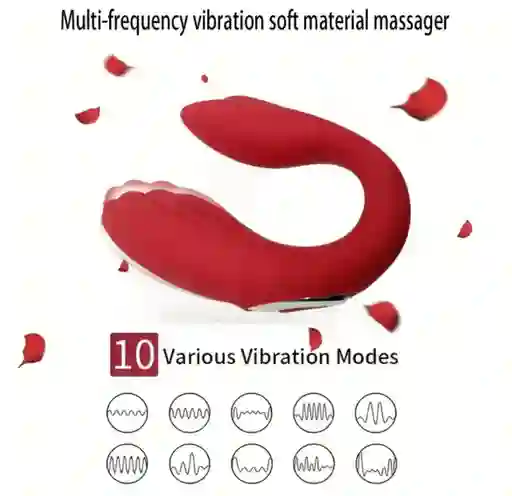 Vibrador De Clitoris 10 Velocidades Estimulador Dual Punto G Y Clitoris Sex Toys Consolodar