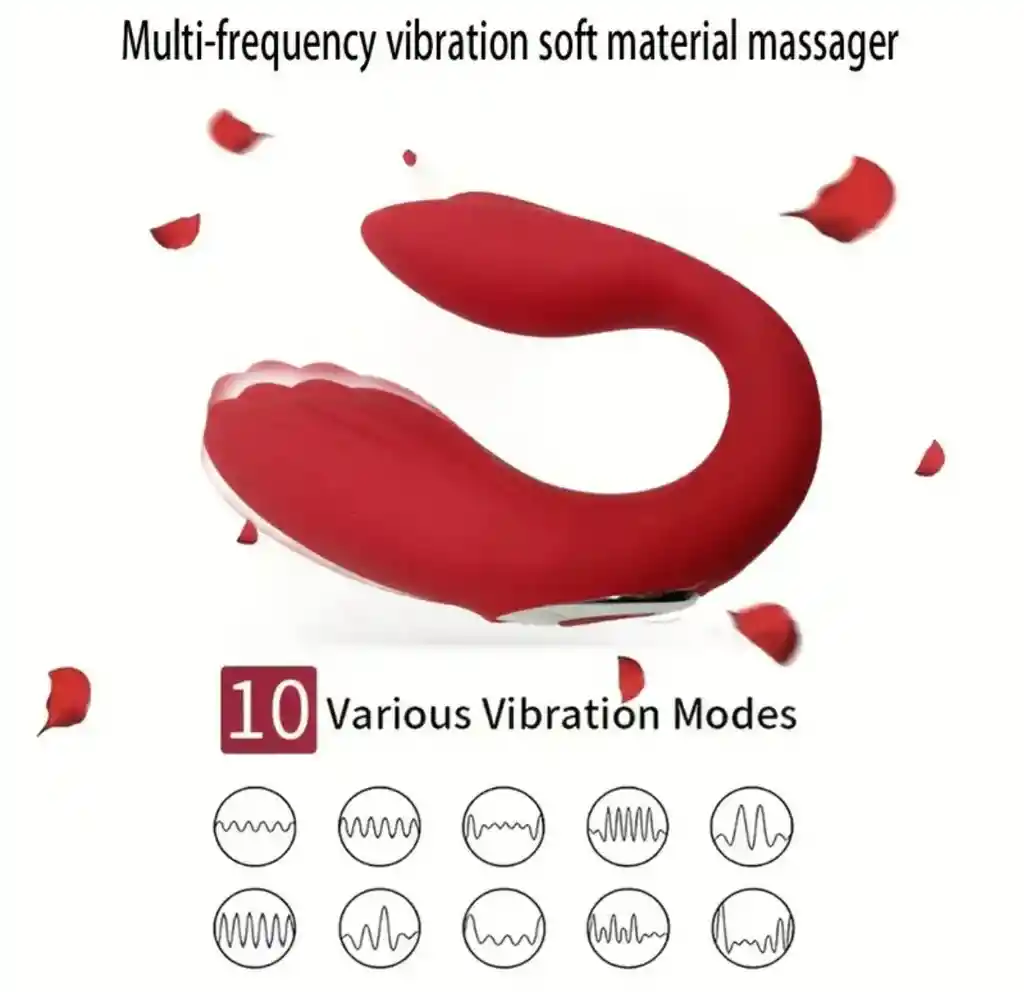 Vibrador De Clitoris 10 Velocidades Estimulador Dual Punto G Y Clitoris Sex Toys Consolodar