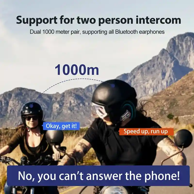 Intercomunicador Moto Bluetooth Manos Libres Y20 Impermeable