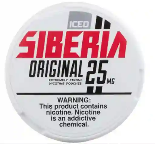 Pouches Siberia Mint Regular 25mg (promo Paga 2 Lleva 3)