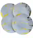 Platos Diseño Mármol 26 Cms Plásticosx 8 Unds, Platos De Lujo, Platos Elegantes