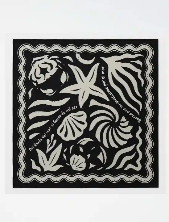 Accesorio Femenino Pañoleta Versátil- The Pacific Negro
