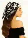 Accesorio Femenino Pañoleta Versátil- The Pacific Negro
