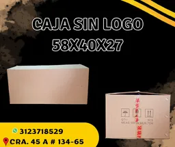 Caja Sin Logo 58x40x27