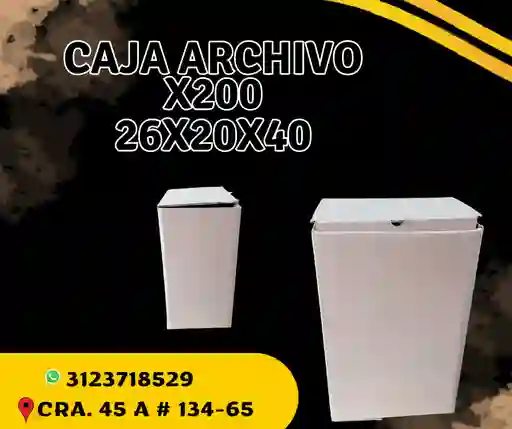 Caja Archivo X 200 - 26x20x40