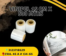 Vinipel Transparente 15 Cm X 500 Mtrs - Empaque