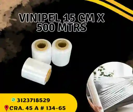 Vinipel Transparente 15 Cm X 500 Mtrs - Empaque