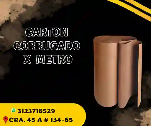 Cartón Corrugado Por Metros X 120 De Alto