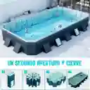 Piscina Plegable 160×120×47cm Portatil Adultos Niños Familia
