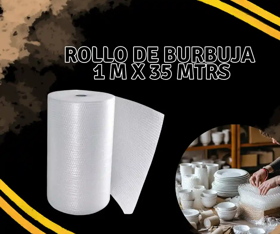 Rollo De Burbuja 1 M X 35 Mtrs