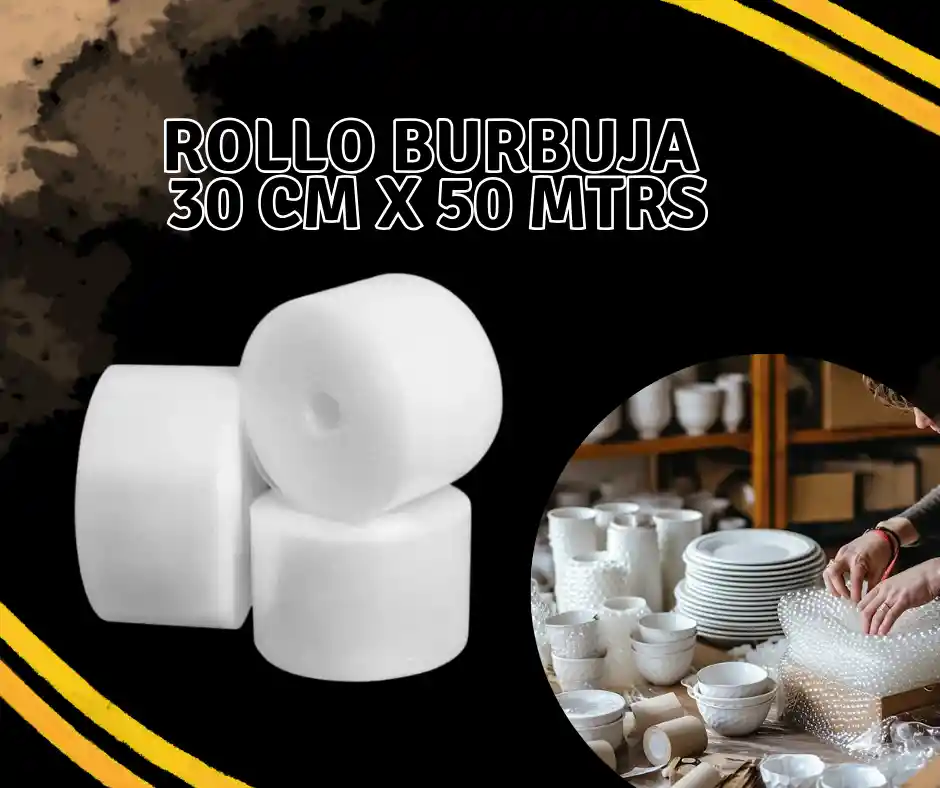 Rollo Burbuja 30 Cm X 50 Mtrs