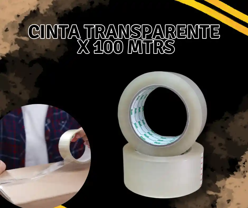 Cinta Trasnparente X 100 Mtrs