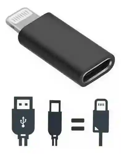Convertidor Otg Ligthning A Tipo C